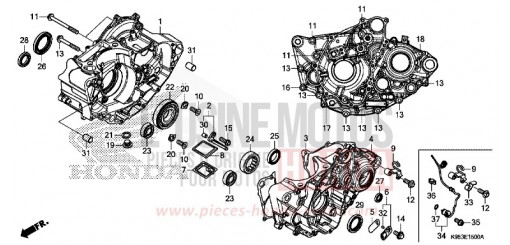 CARTER MOTEUR CRF250RK de 2019